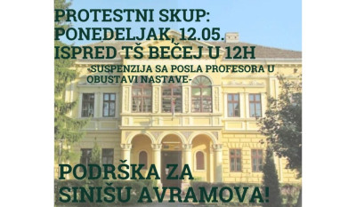 Protest Sinisa Avramov