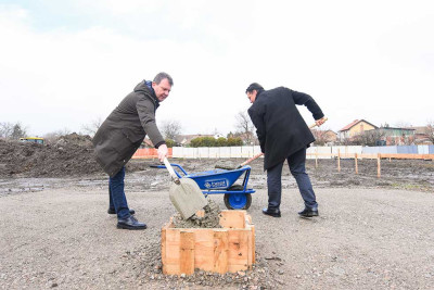 polaganje kamena temeljca za izgradnju bazena 2
