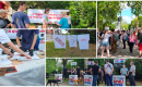 Studenti: Umesto manifestacija, prioritet treba da budu problemi građana, SNS postavio štand u neposrednoj blizini