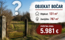 Država prodaje objekat u Bočaru: početna cena 5.981 evro
