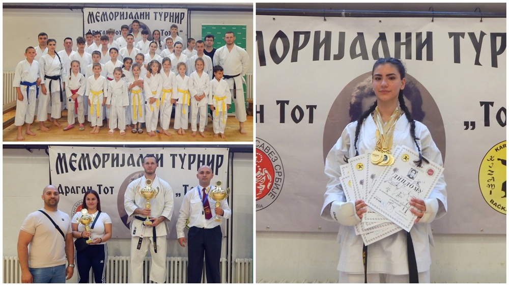 Karate klub Bečej osvojio prvo mesto u generalnom plasmanu na memorijalnom turniru u Bačkoj Palanci