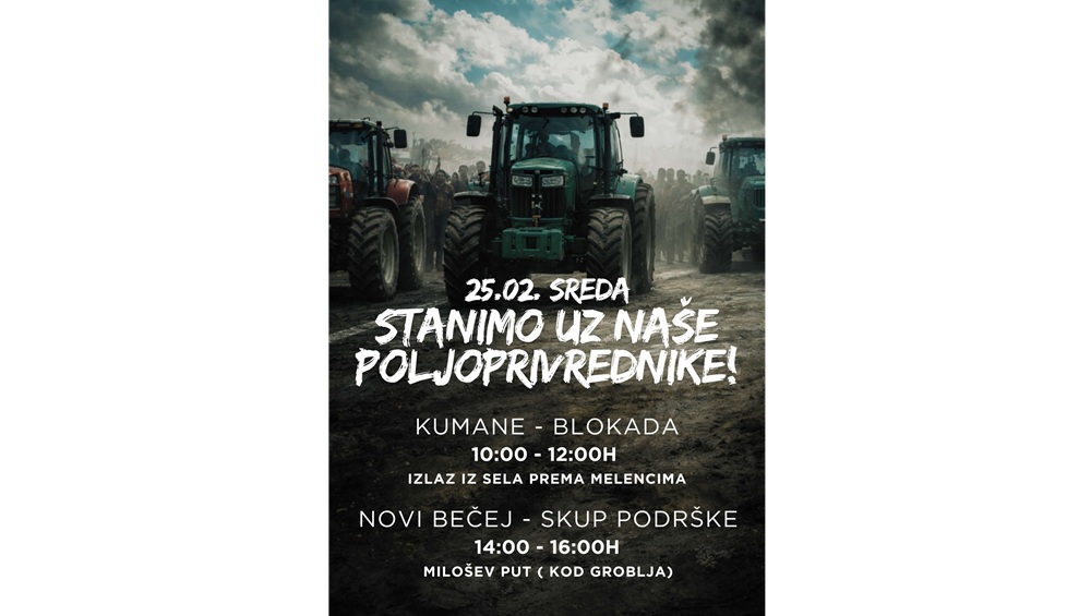NoviBecejBlokadePoljoprivrednici25Feb2026