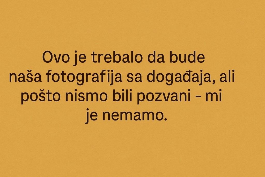 Fotografija Koju Nemamo