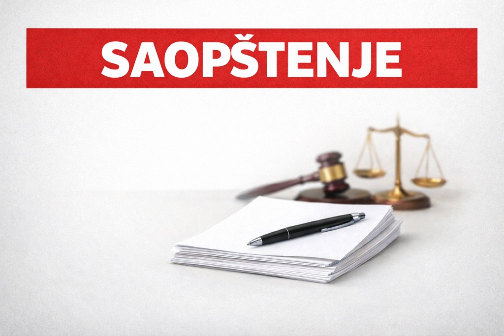 Saopstenje Za Javnost