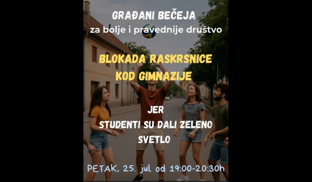 Blokada Becej 25 Jul 2025 1
