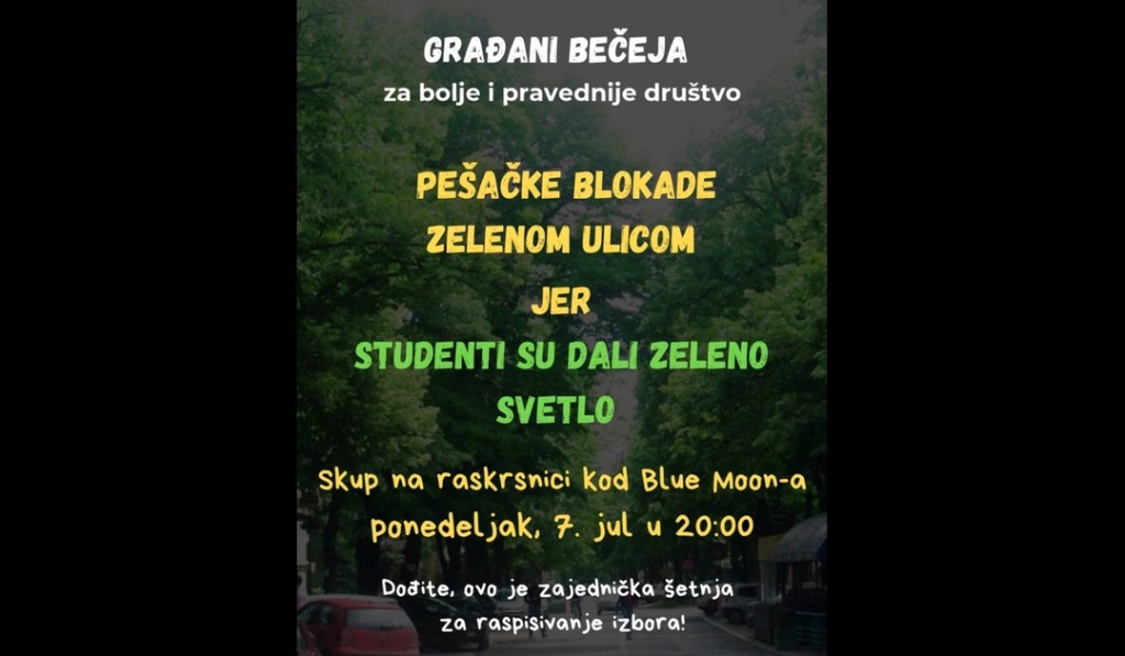 Blokada Becej 7 jul