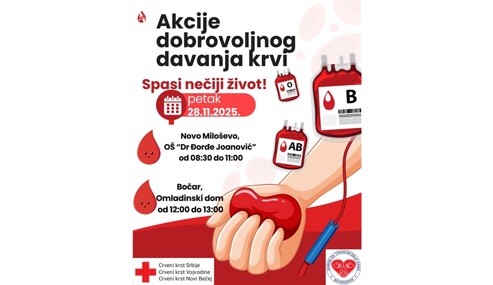 DobrovoljnoDavanjeKrvi28NovembarNB2025
