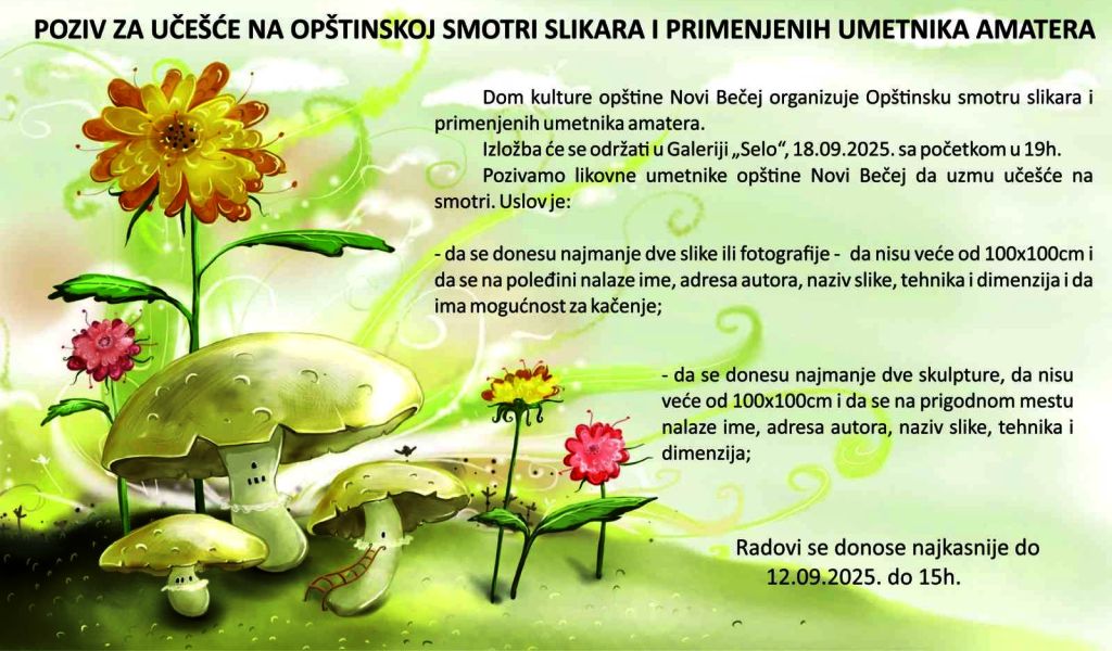 Osptinska Smotra Slikara Amatera 2025 NB