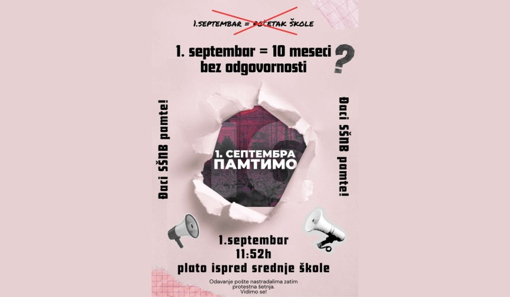 Protest NB Se Cuje 1 septembar 2025